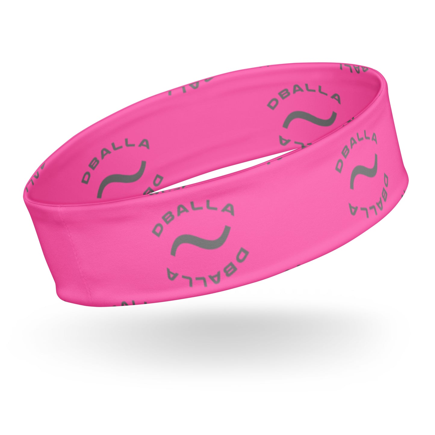 "WARP HEAD" Performance Headband - Pink/Grey