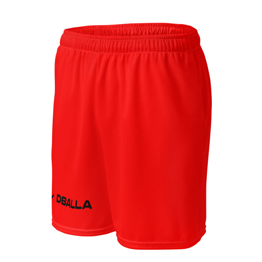 DB4200SHT-RED Unisex mesh shorts