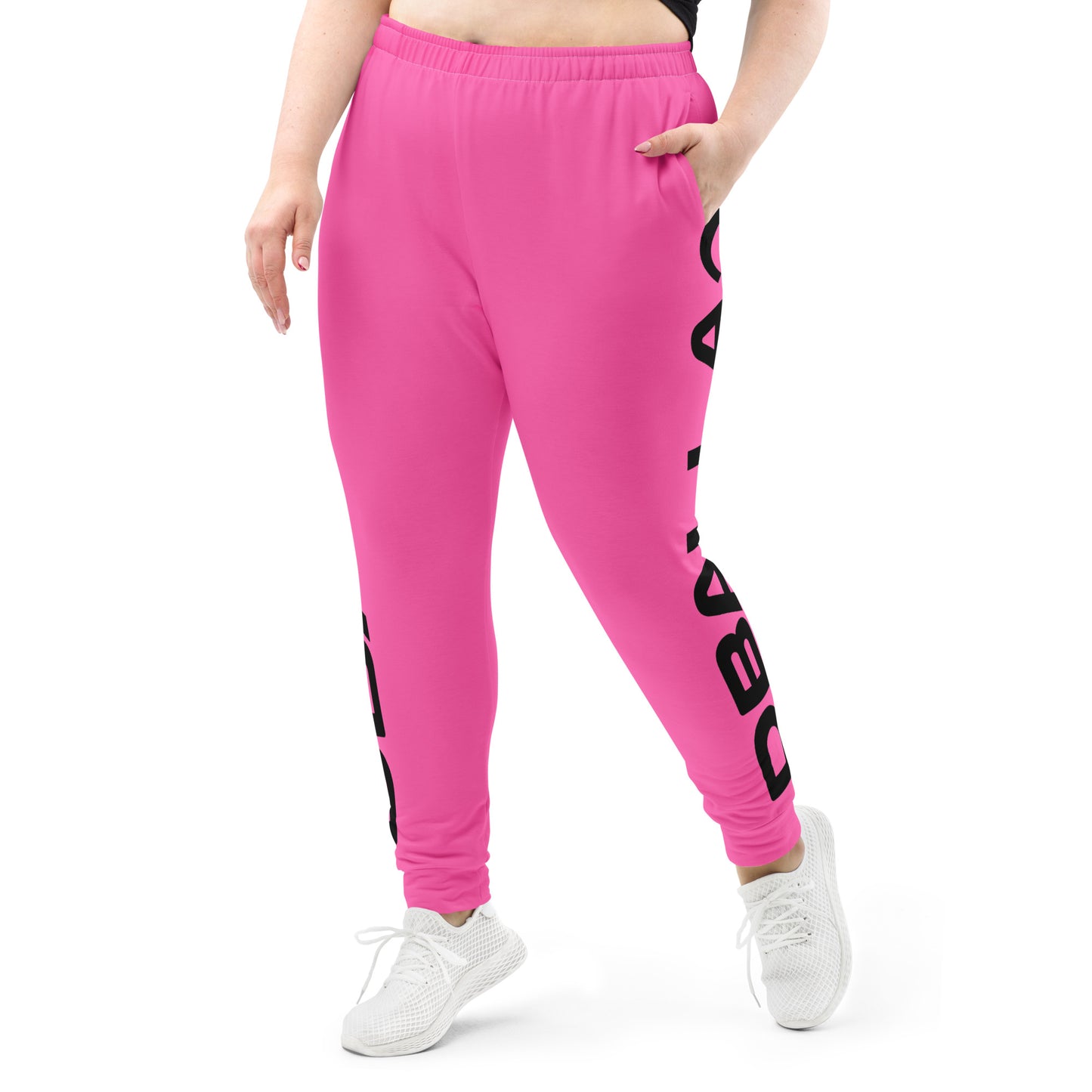 "JOGECON" Women's eco Joggers - HOTPINK/GREY