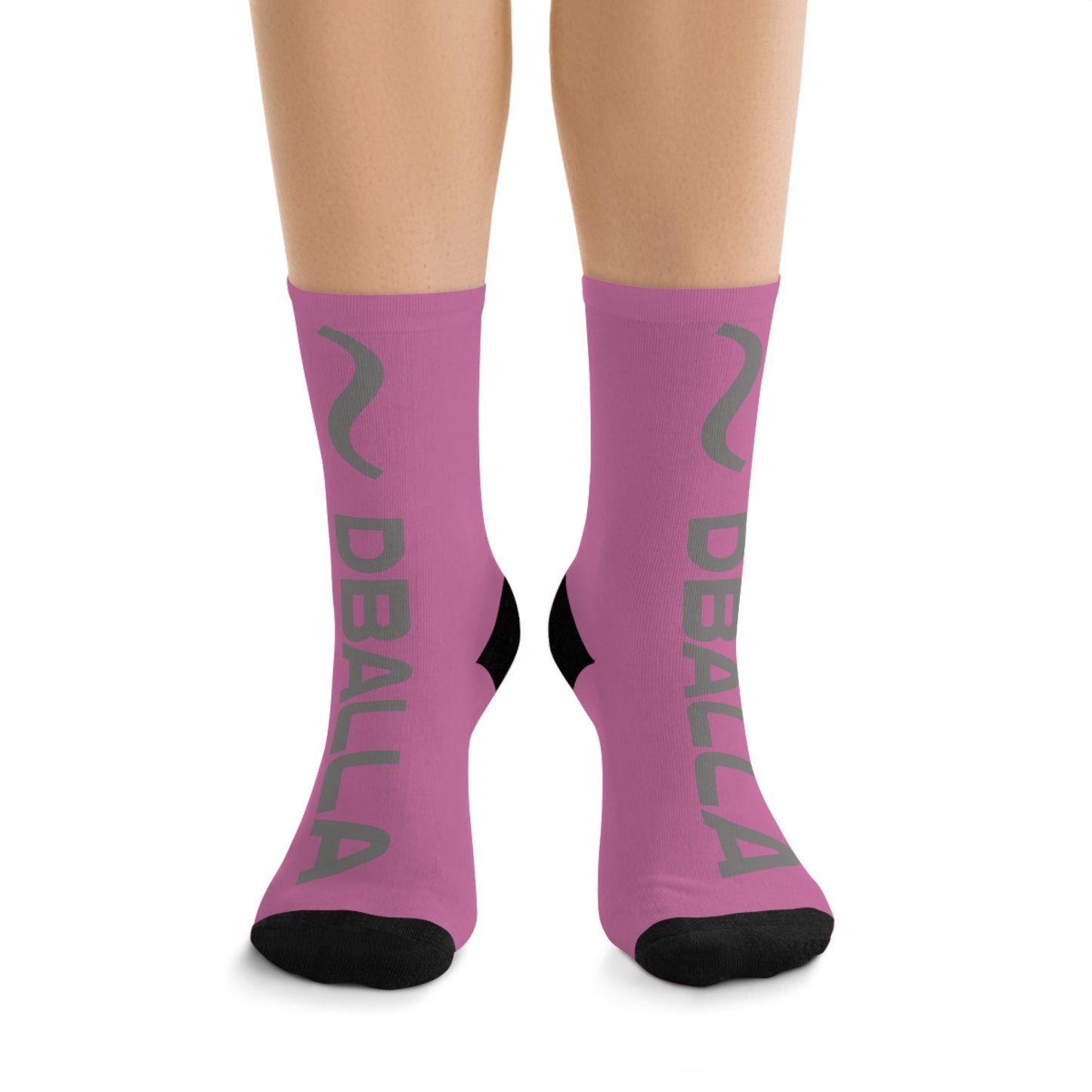 "FOOTCOVERS" Recycled Poly Socks - Blush Pink