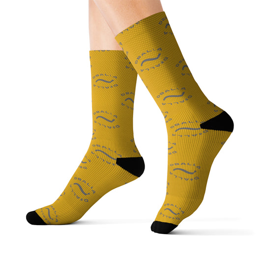 THE FOOTBALLA Socks - Yellow