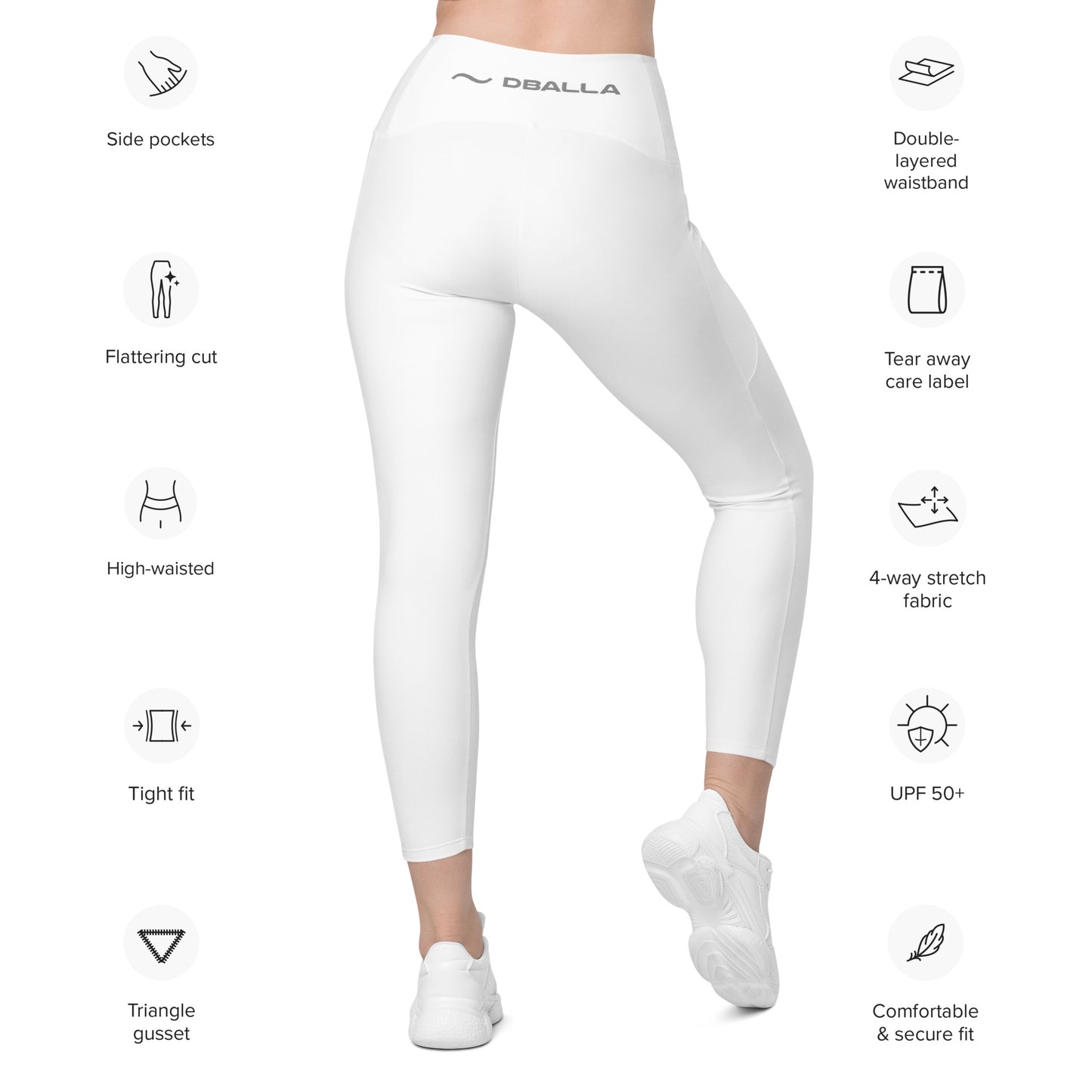 "LEGECO" Sustainable Leggings with pockets